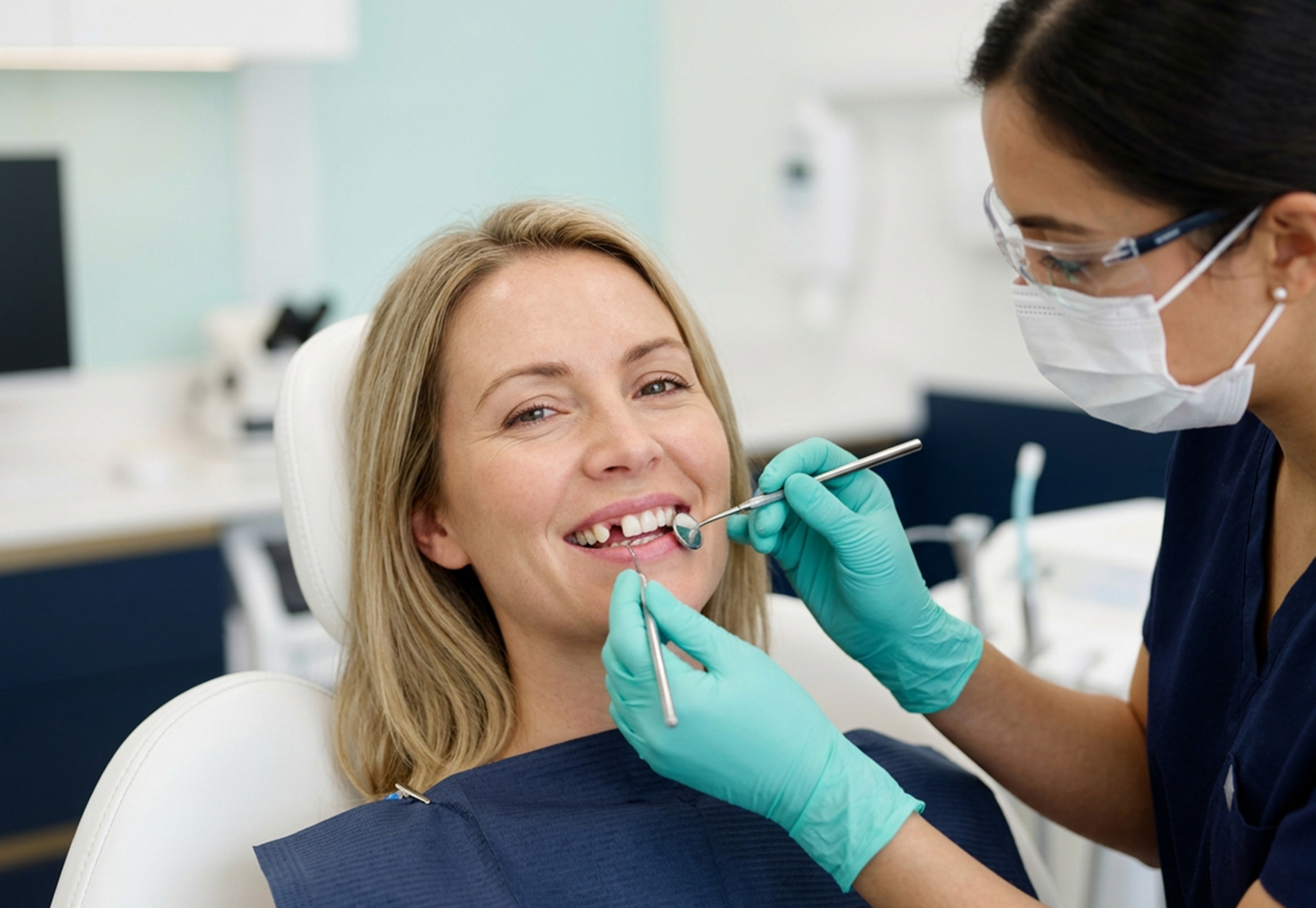 Illustrative dental implant placeholder artwork